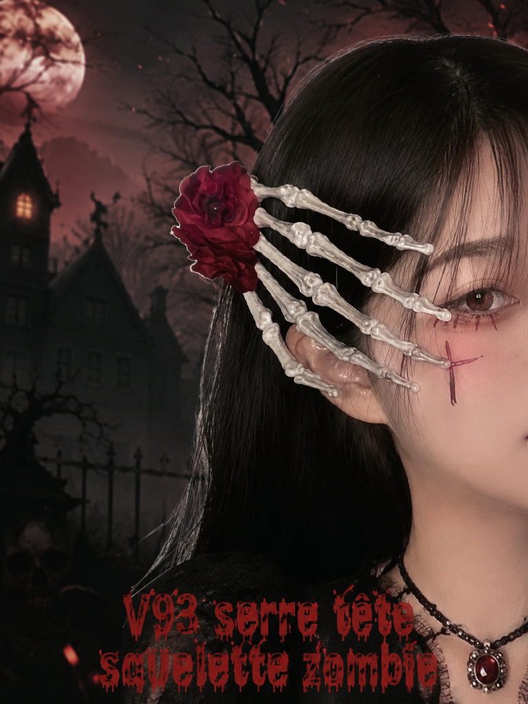 Serre-tête squelette zombie