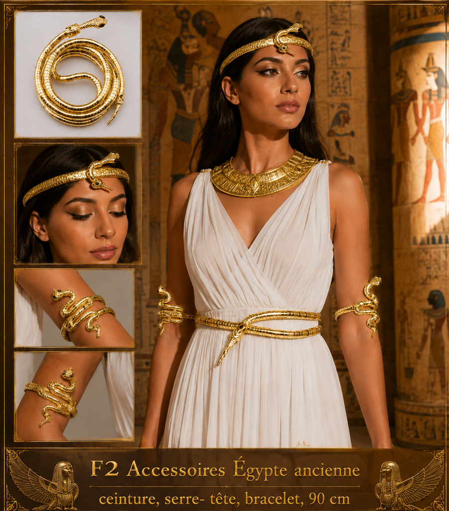 Ceinture 90 cm accessoires Égypte ancien