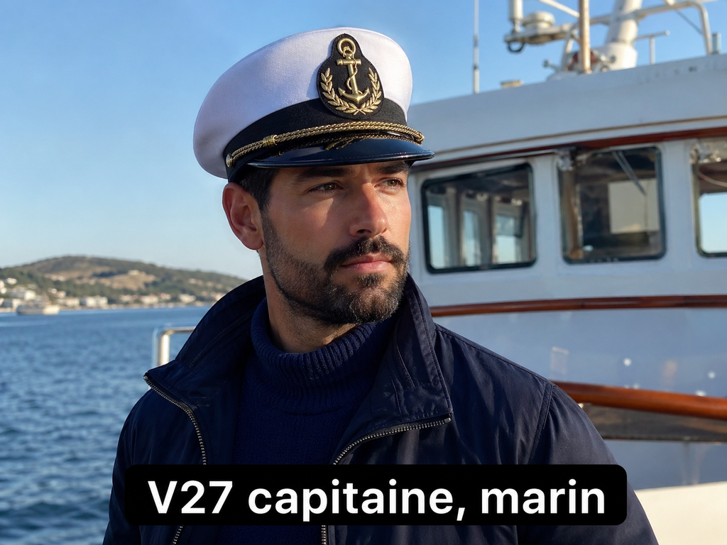 Chapeau capitaine marin