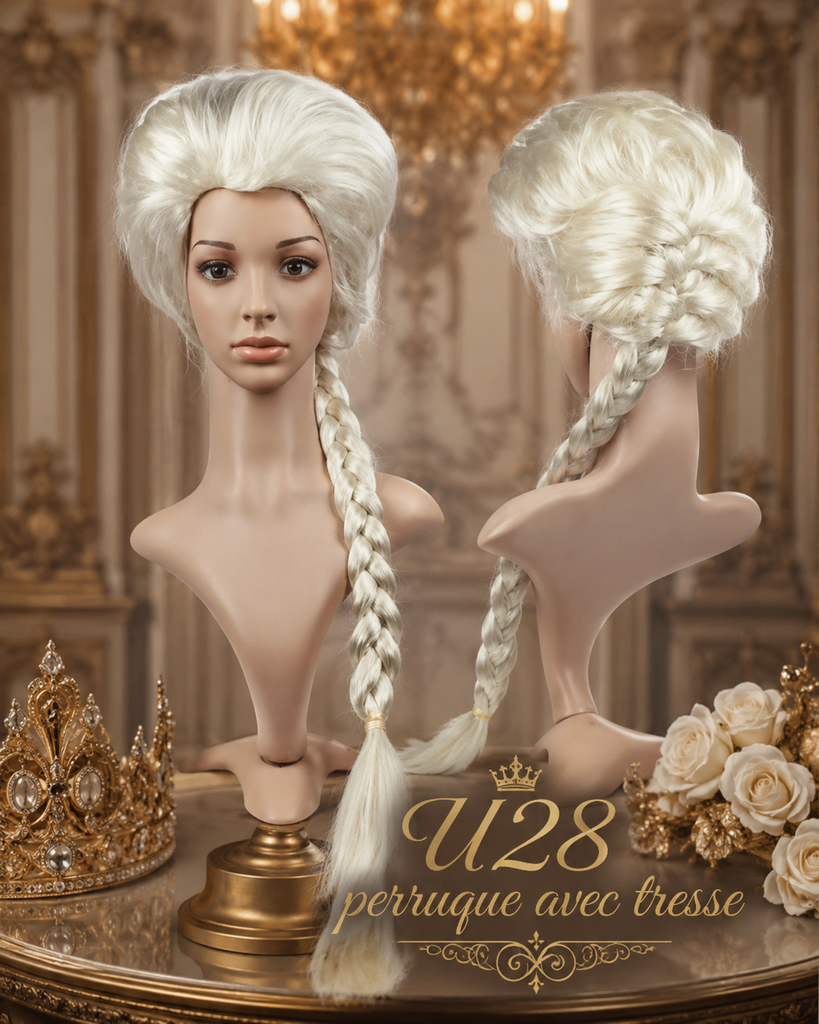 Perruque avec tresse
