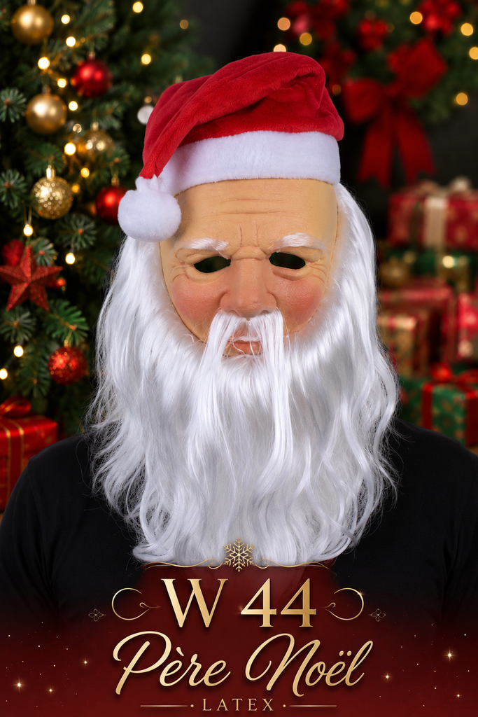 Masque Père Noël latex ++
