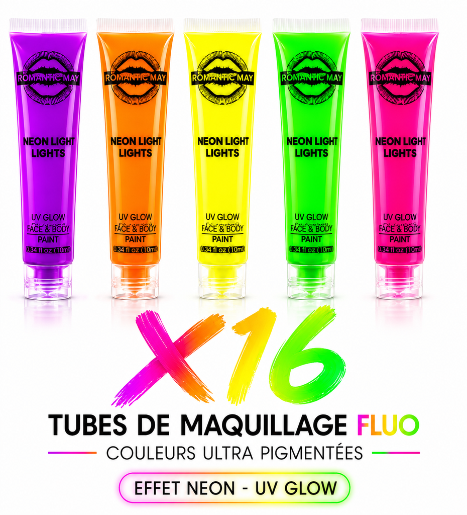 Tube de maquillage fluo