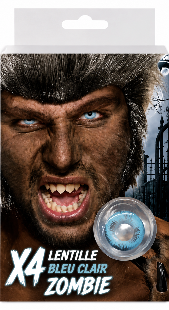 Lentilles blue zombie