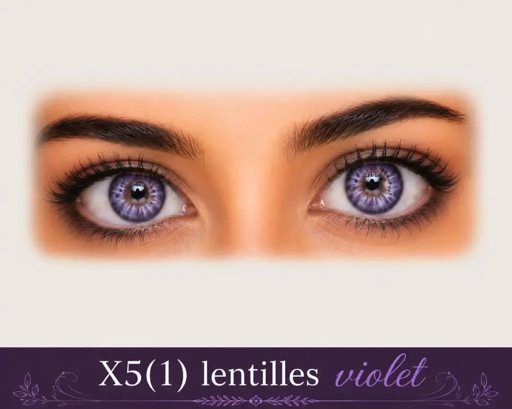 Lentilles violet