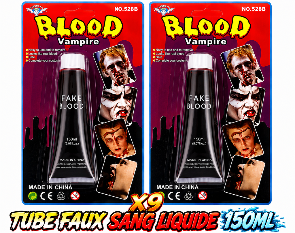 Faux sang tube