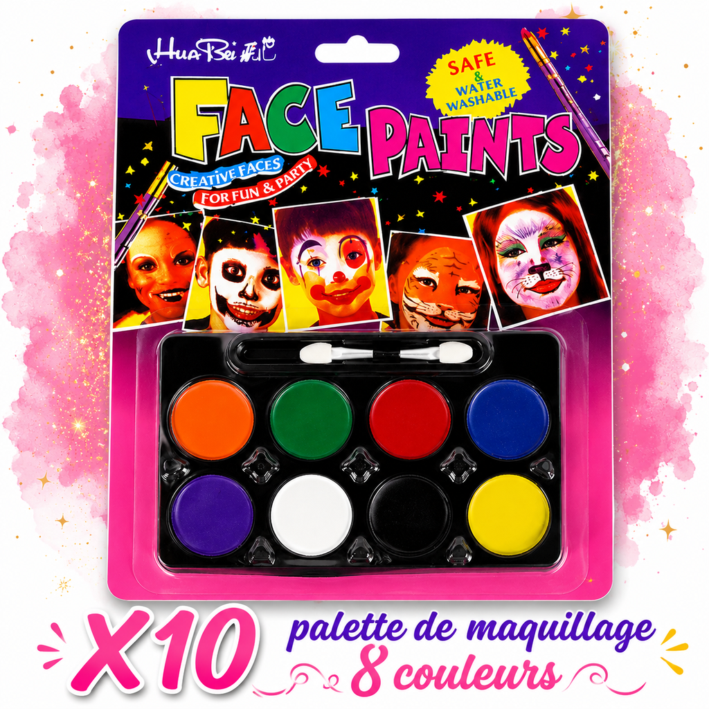 Palette dé maquillage 8 couleurs