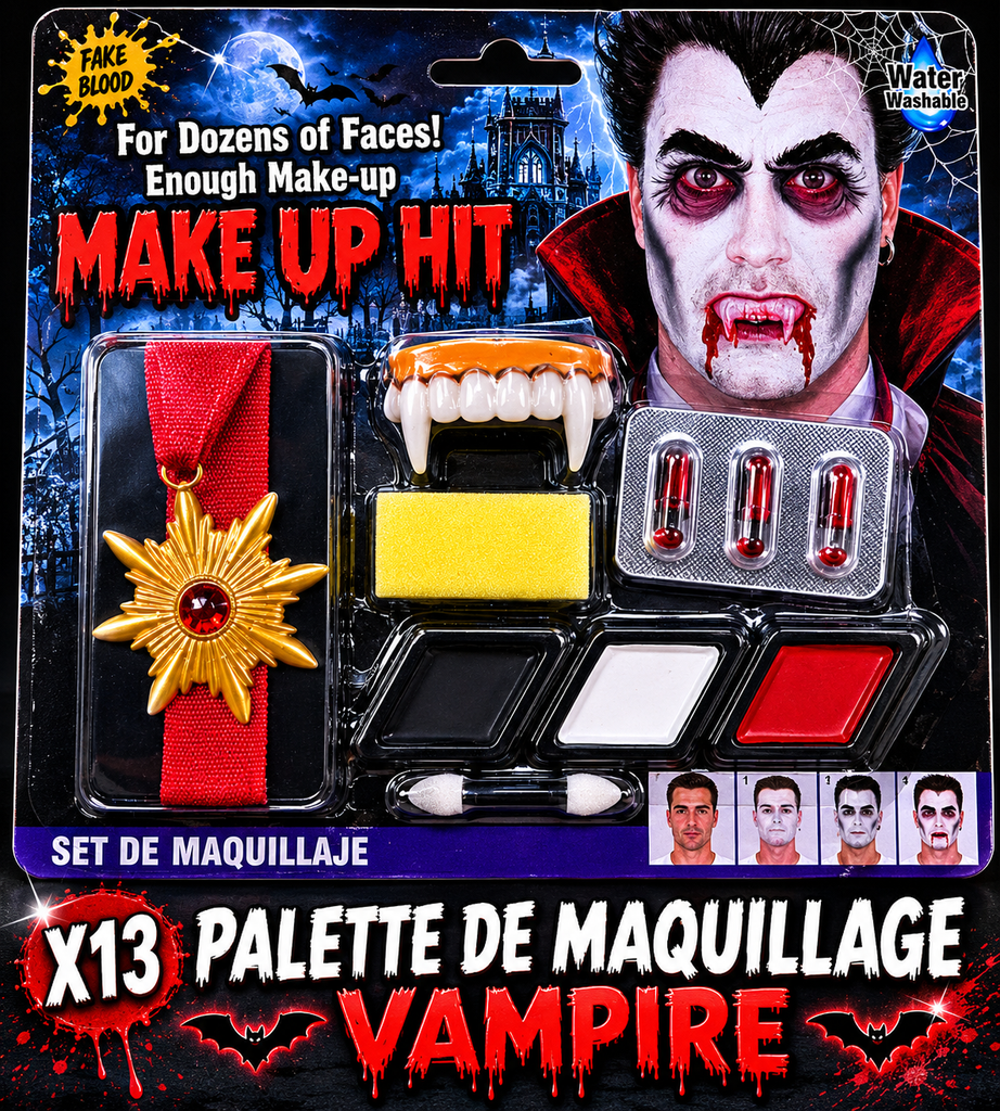 Palette dé maquillage vampire