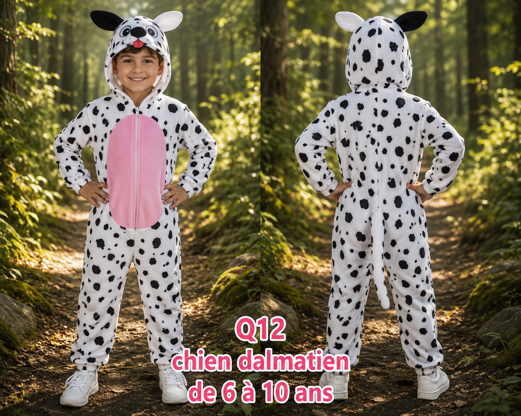 Chien dalmatien enfants