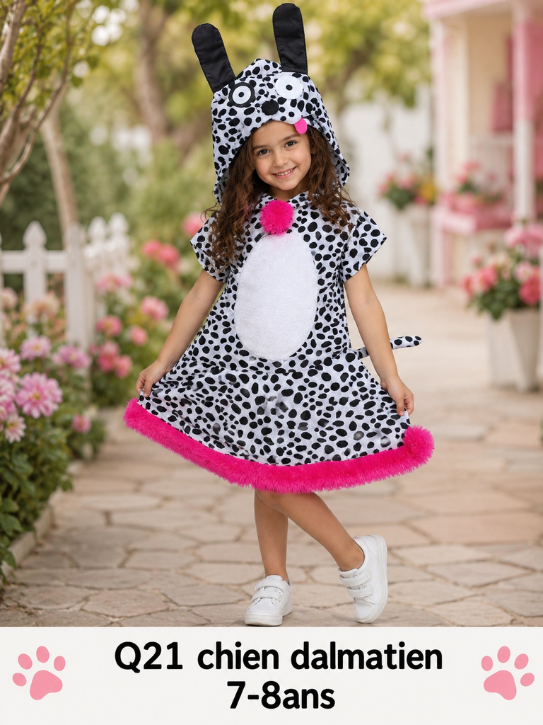 Chien dalmatien fille