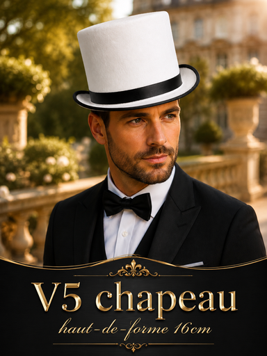 Chapeau haut-de-forme 16 cm
