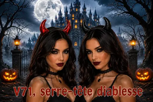 Serre-tête corne de diablesse