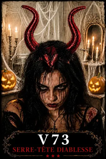Serre-tête corne de diablesse+