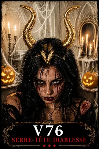 Serre-tête corne de diablesse+