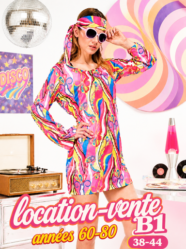 Robe motif année 60 80