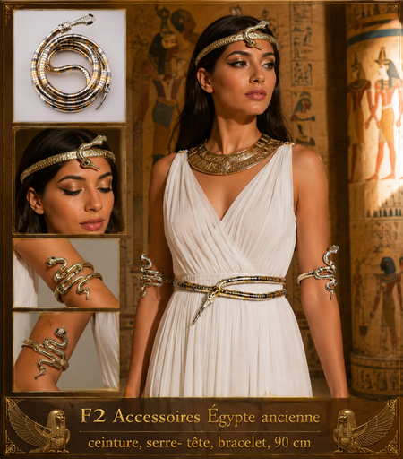 Ceinture 90 cm accessoires Égypte ancien