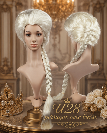 Perruque avec tresse