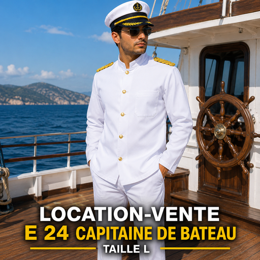 [E23] veste capitaine de bateau
