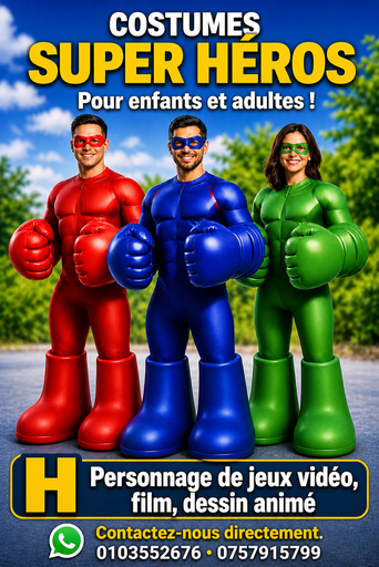 Super-héros ( film, jeux vidéo, dessin animé)