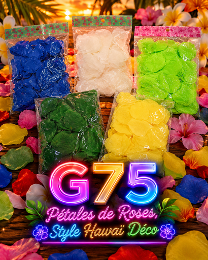 Pétale de rose coloré